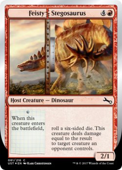 画像1: Feisty|Stegosaurus 【英語版】 [UST-赤C]