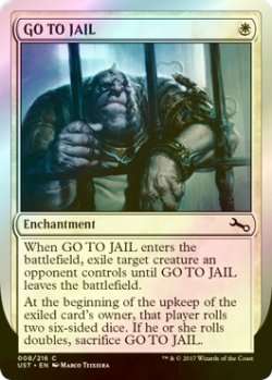 画像1: [FOIL] GO TO JAIL 【英語版】 [UST-白C]