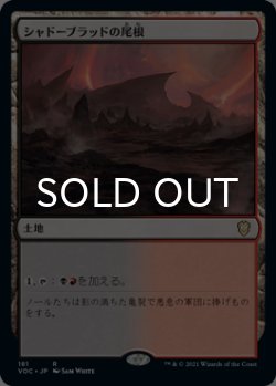 画像1: シャドーブラッドの尾根/Shadowblood Ridge 【日本語版】 [VOC-土地R]