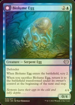 画像1: [FOIL] 生物光の卵/Biolume Egg 【英語版】 [VOW-青U]