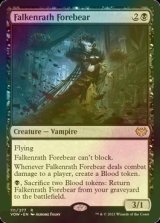 [FOIL] ファルケンラスの先祖/Falkenrath Forebear 【英語版】 [VOW-黒R]