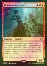 [FOIL] 威圧する吸血鬼/Dominating Vampire 【英語版】 [VOW-赤R]