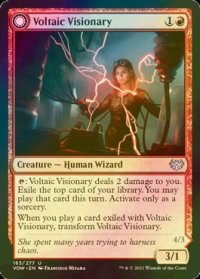 [FOIL] 通電の幻想家/Voltaic Visionary 【英語版】 [VOW-赤U]