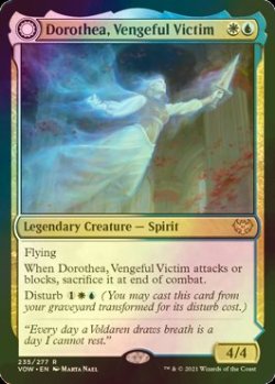 画像1: [FOIL] 復讐に燃えた犠牲者、ドロテア/Dorothea, Vengeful Victim 【英語版】 [VOW-金R]