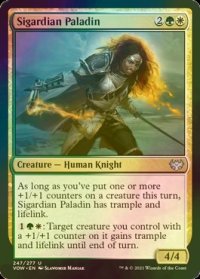 [FOIL] シガルダ教の聖騎士/Sigardian Paladin 【英語版】 [VOW-金U]