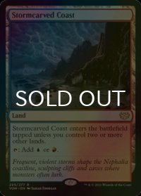 [FOIL] 嵐削りの海岸/Stormcarved Coast 【英語版】 [VOW-土地R]