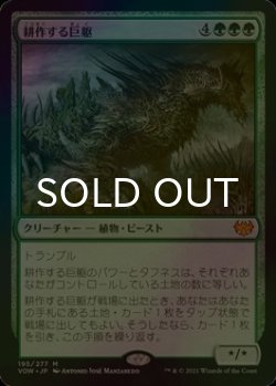 画像1: [FOIL] 耕作する巨躯/Cultivator Colossus (海外産ブースター版) 【日本語版】 [VOW-緑MR]