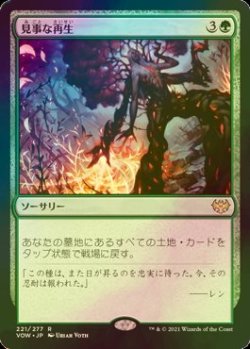 画像1: [FOIL] 見事な再生/Splendid Reclamation 【日本語版】 [VOW-緑R]