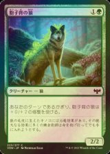 [FOIL] 胞子背の狼/Sporeback Wolf 【日本語版】 [VOW-緑C]