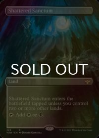 [FOIL] 砕かれた聖域/Shattered Sanctum (全面アート・海外産ブースター版) 【英語版】 [VOW-土地R]