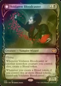 [FOIL] ヴォルダーレンの投血士/Voldaren Bloodcaster (ショーケース・海外産ブースター版) 【英語版】 [VOW-黒R]