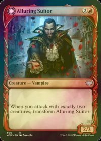 [FOIL] 魅惑する求婚者/Alluring Suitor (ショーケース版) 【英語版】 [VOW-赤U]