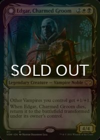 [FOIL] 魅せられた花婿、エドガー/Edgar, Charmed Groom (ショーケース・海外産ブースター版) 【英語版】 [VOW-金R]