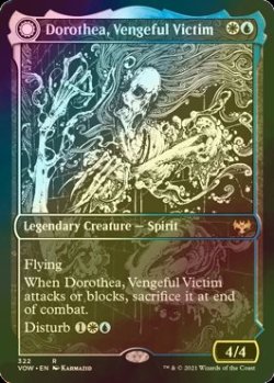 画像1: [FOIL] 復讐に燃えた犠牲者、ドロテア/Dorothea, Vengeful Victim (ショーケース・海外産ブースター版) 【英語版】 [VOW-金R]