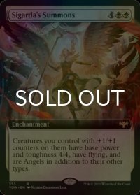 [FOIL] シガルダの召喚/Sigarda's Summons (拡張アート版) 【英語版】 [VOW-白R]