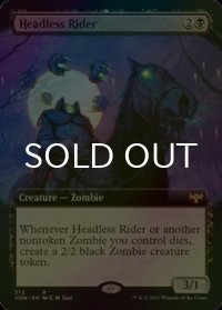 [FOIL] 首無し騎手/Headless Rider (拡張アート版) 【英語版】 [VOW-黒R]
