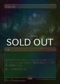 [FOIL] 夢根の滝/Dreamroot Cascade (全面アート・海外産ブースター版) 【日本語版】 [VOW-土地R]