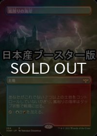 [FOIL] 嵐削りの海岸/Stormcarved Coast ● (全面アート・日本産ブースター版) 【日本語版】 [VOW-土地R]
