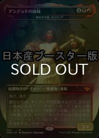[FOIL] アンデッドの姉妹/Sisters of the Undead ● (日本産ブースター版) 【日本語版】 [VOW-金MR]