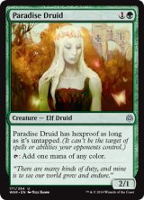 楽園のドルイド/Paradise Druid 【英語版】  [WAR-緑U]