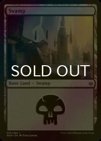 [FOIL] 沼/Swamp No.256 【英語版】 [WAR-土地C]