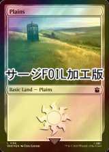 [FOIL] 平地/Plains No.1156 (サージ仕様) 【英語版】 [WHO-土地C]