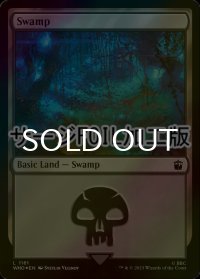 [FOIL] 沼/Swamp No.1161 (サージ仕様) 【英語版】 [WHO-土地C]