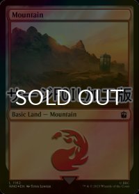 [FOIL] 山/Mountain No.1162 (サージ仕様) 【英語版】 [WHO-土地C]