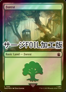 画像1: [FOIL] 森/Forest No.1164 (サージ仕様) 【英語版】 [WHO-土地C]