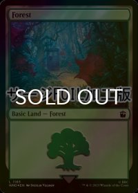 [FOIL] 森/Forest No.1165 (サージ仕様) 【英語版】 [WHO-土地C]