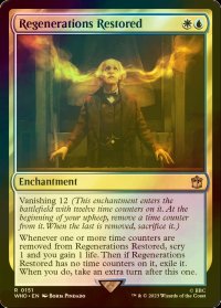 [FOIL] 再生の回復/Regenerations Restored No.151 【英語版】 [WHO-金R]