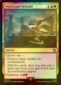 [FOIL] 倒壊と再建/Wreck and Rebuild No.169 【英語版】 [WHO-金U]