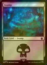 [FOIL] 沼/Swamp No.201 【英語版】 [WHO-土地C]