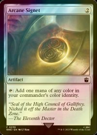 [FOIL] 秘儀の印鑑/Arcane Signet No.239 【英語版】 [WHO-灰C]