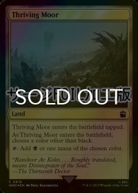 [FOIL] 興隆する湿地帯/Thriving Moor No.919 (サージ仕様) 【英語版】 [WHO-土地C]
