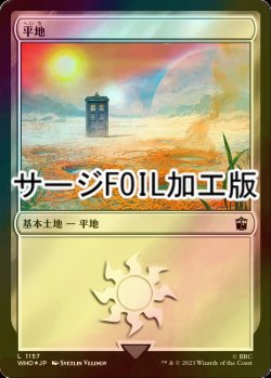 画像1: [FOIL] 平地/Plains No.1157 (サージ仕様) 【日本語版】 [WHO-土地C]