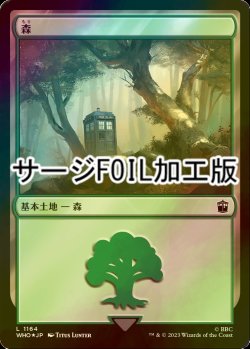 画像1: [FOIL] 森/Forest No.1164 (サージ仕様) 【日本語版】 [WHO-土地C]