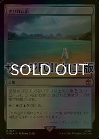 [FOIL] さびれた浜/Deserted Beach No.861 (サージ仕様) 【日本語版】 [WHO-土地R]