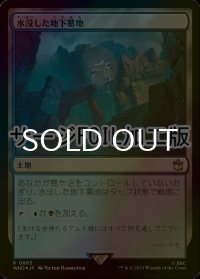 [FOIL] 水没した地下墓地/Drowned Catacomb No.865 (サージ仕様) 【日本語版】 [WHO-土地R]