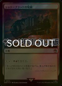 [FOIL] シャドーブラッドの尾根/Shadowblood Ridge No.894 (サージ仕様) 【日本語版】 [WHO-土地R]