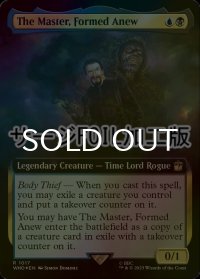 [FOIL] 再誕者、マスター/The Master, Formed Anew No.1017 (拡張アート版・サージ仕様) 【英語版】 [WHO-金R]