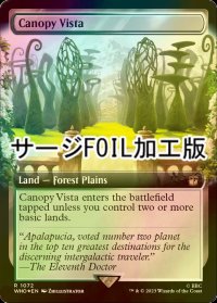 [FOIL] 梢の眺望/Canopy Vista No.1072 (拡張アート版・サージ仕様) 【英語版】 [WHO-土地R]