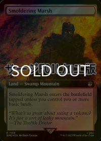[FOIL] 燻る湿地/Smoldering Marsh No.1108 (拡張アート版・サージ仕様) 【英語版】 [WHO-土地R]
