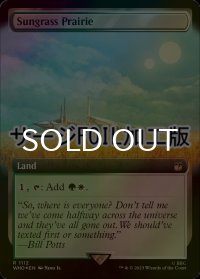 [FOIL] サングラスの大草原/Sungrass Prairie No.1112 (拡張アート版・サージ仕様) 【英語版】 [WHO-土地R]