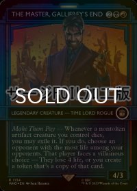 [FOIL] ギャリフレイの終焉、マスター/The Master, Gallifrey's End No.1134 (ショーケース版・サージ仕様) 【英語版】 [WHO-金R]
