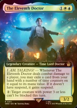 画像1: [FOIL] 11代目ドクター/The Eleventh Doctor No.411 (拡張アート版) 【英語版】 [WHO-金R]