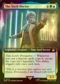 [FOIL] ６代目ドクター/The Sixth Doctor No.443 (拡張アート版) 【英語版】 [WHO-金R]