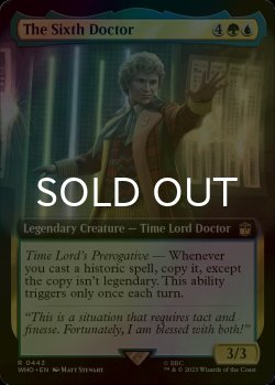 画像1: [FOIL] ６代目ドクター/The Sixth Doctor No.443 (拡張アート版) 【英語版】 [WHO-金R]