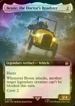 画像1: [FOIL] ドクターのロードスター、ベッシー/Bessie, the Doctor's Roadster No.455 (拡張アート版) 【英語版】 [WHO-灰R]