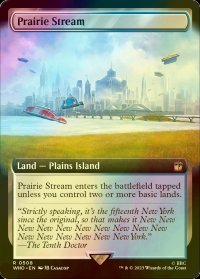 [FOIL] 大草原の川/Prairie Stream No.508 (拡張アート版) 【英語版】 [WHO-土地R]